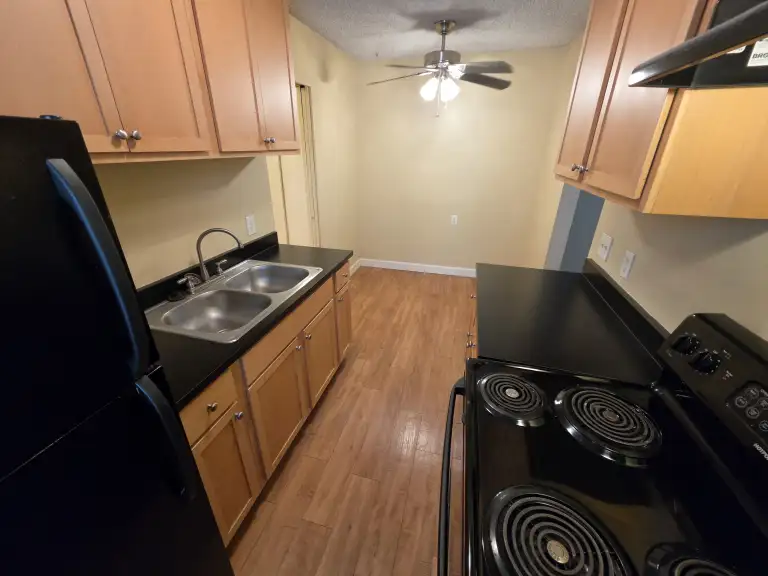 Kitchen to dining area