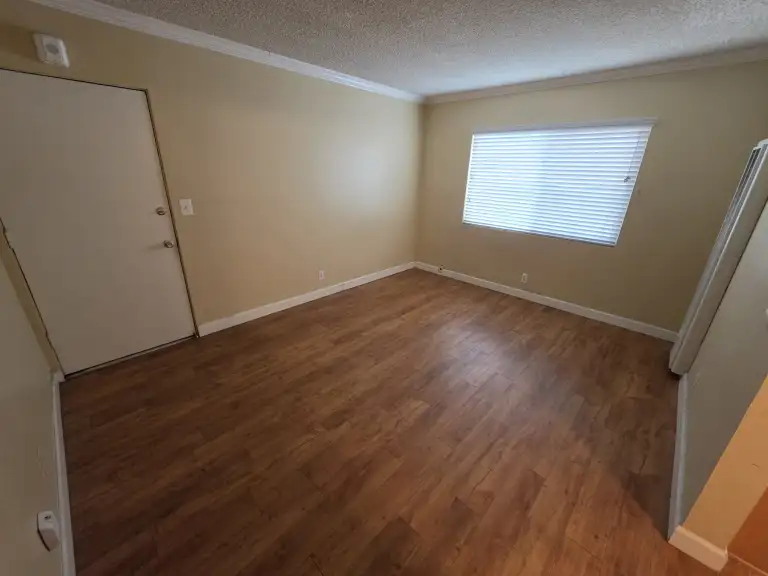 Main living area window entry door
