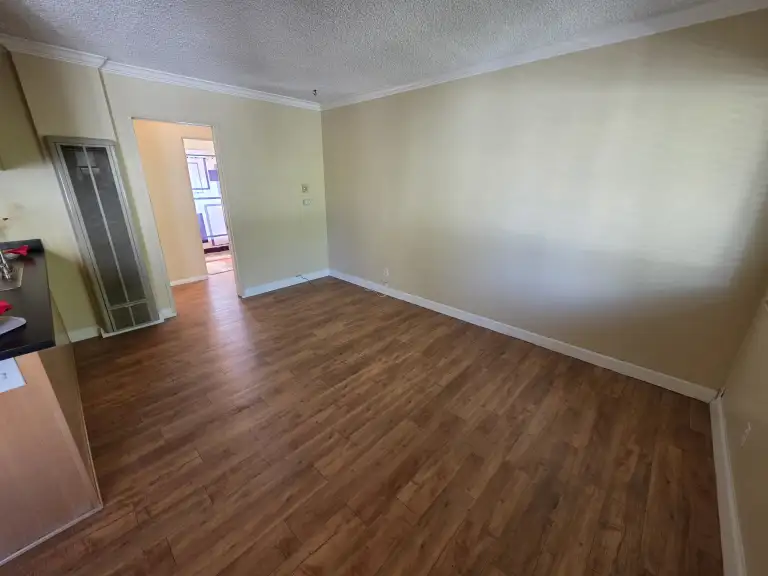 One bedroom living room area
