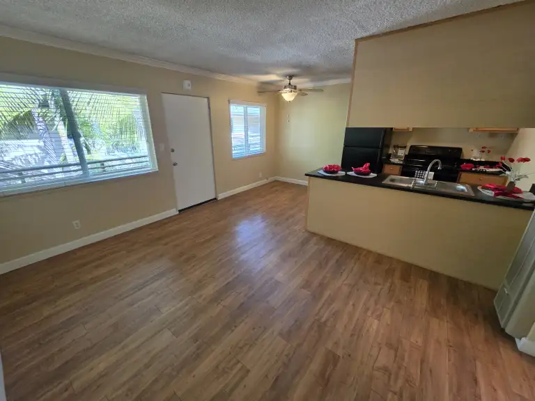 One bedroom main living area